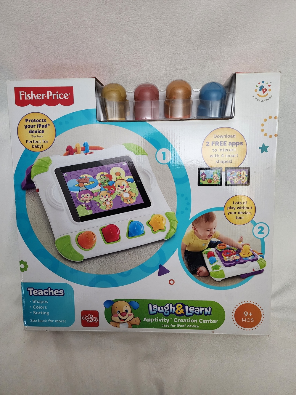 Fisher-Price Laugh & Learn Apptivity Creation Center - White with Green Accents - Picture 9 of 9